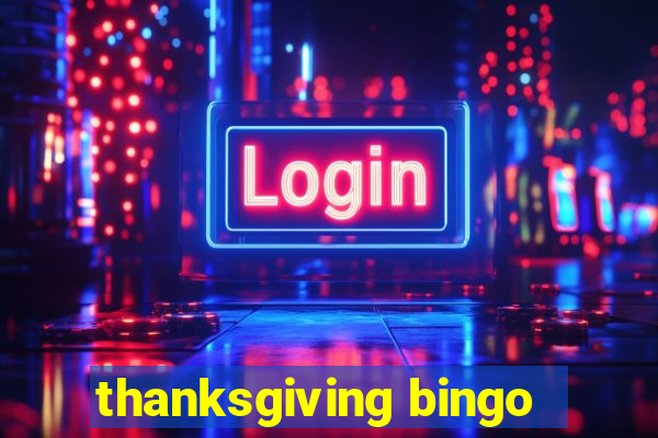 thanksgiving bingo