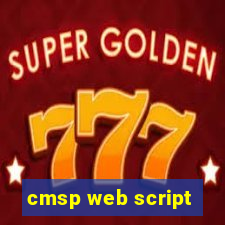 cmsp web script