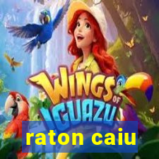 raton caiu