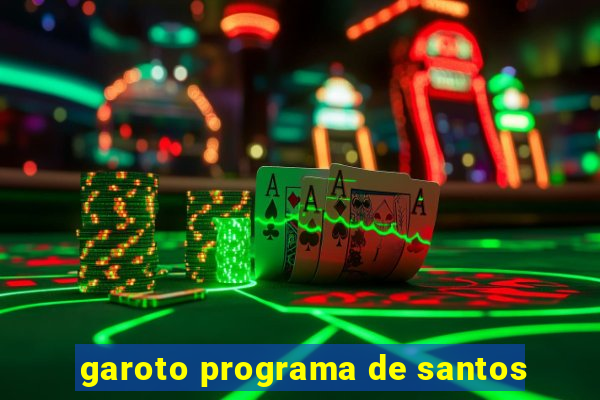 garoto programa de santos