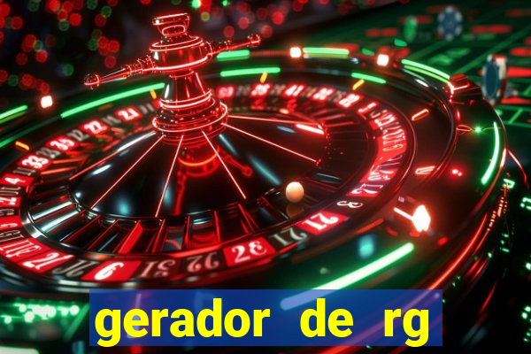 gerador de rg frente e verso