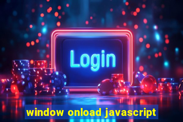 window onload javascript