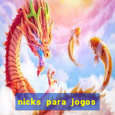 nicks para jogos de tiro