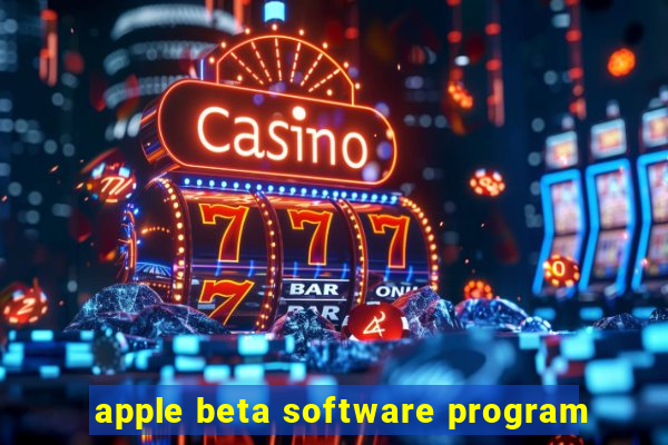 apple beta software program