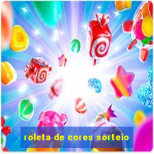 roleta de cores sorteio