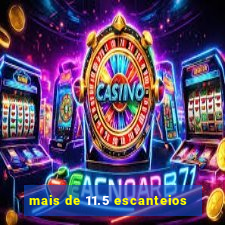 mais de 11.5 escanteios