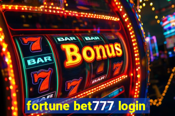 fortune bet777 login