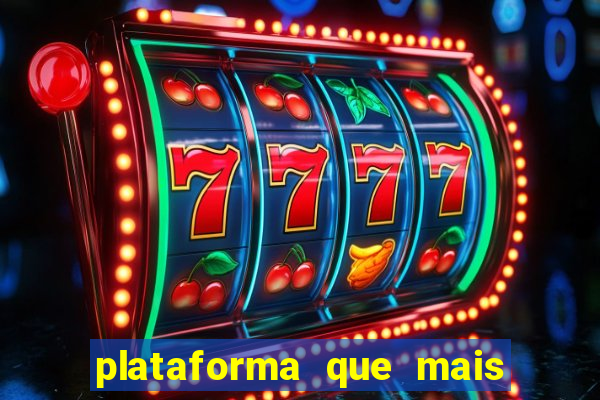 plataforma que mais paga no fortune tiger