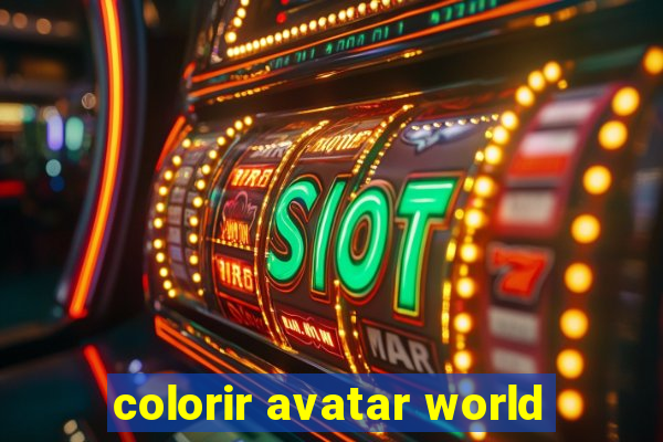 colorir avatar world