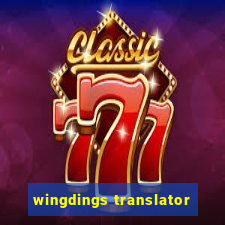 wingdings translator