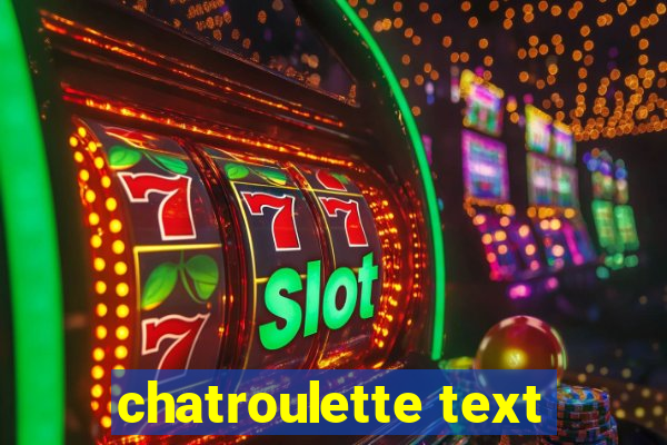 chatroulette text