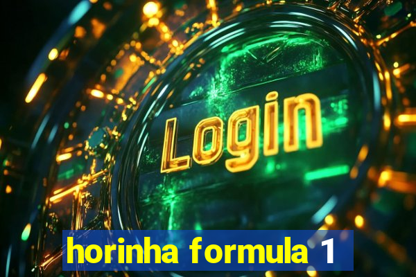 horinha formula 1
