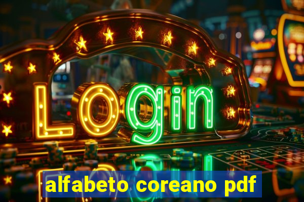 alfabeto coreano pdf
