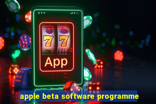 apple beta software programme