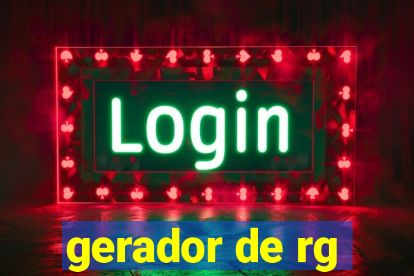 gerador de rg
