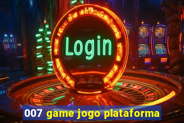007 game jogo plataforma